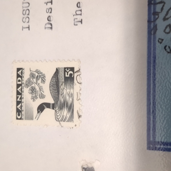 1957 Common Loon Stamp Sheet - Picture 3 of 7